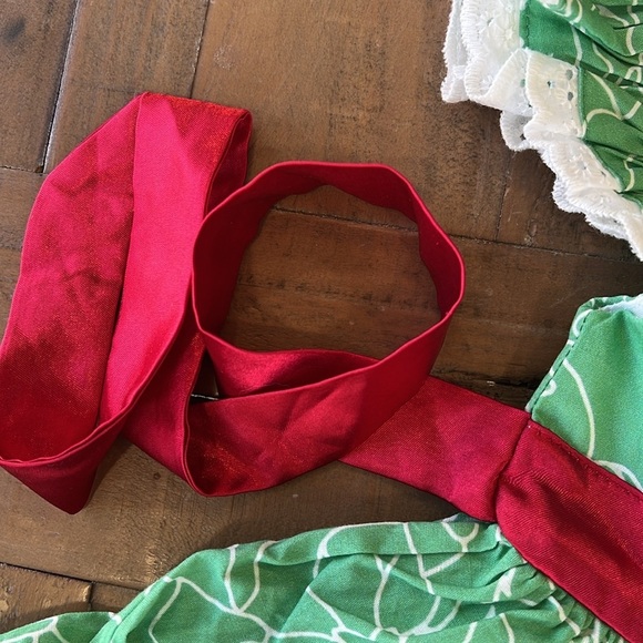 Cheeky plum Myra spruce floral eyelet Christmas dress nwt - Picture 4 of 8